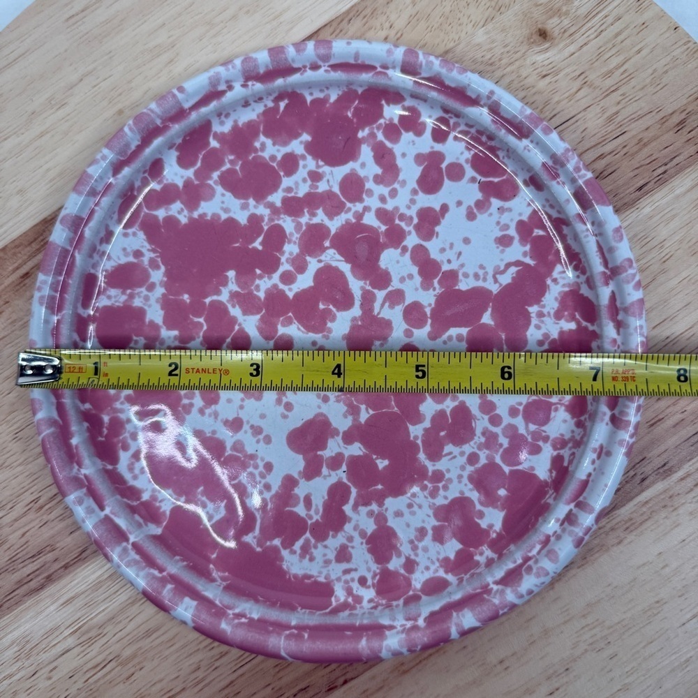 Bennington Potters Pink Agate Salad Plate 7.5 Inch - Picture 2 of 8